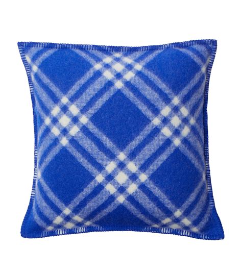 Burberry Check Wool Cushion 